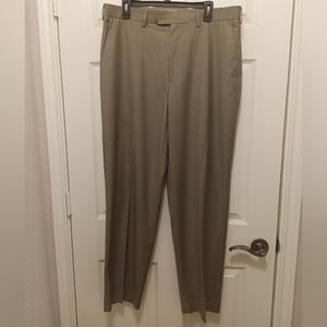 Savane Light Brown Career Dress Slacks 36x32